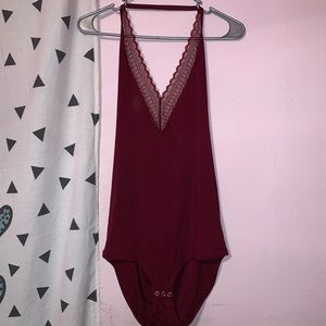 Halter top body suit